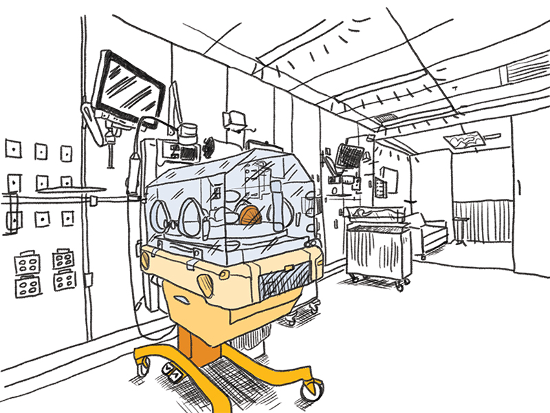 Illustration of the IWK NICU
