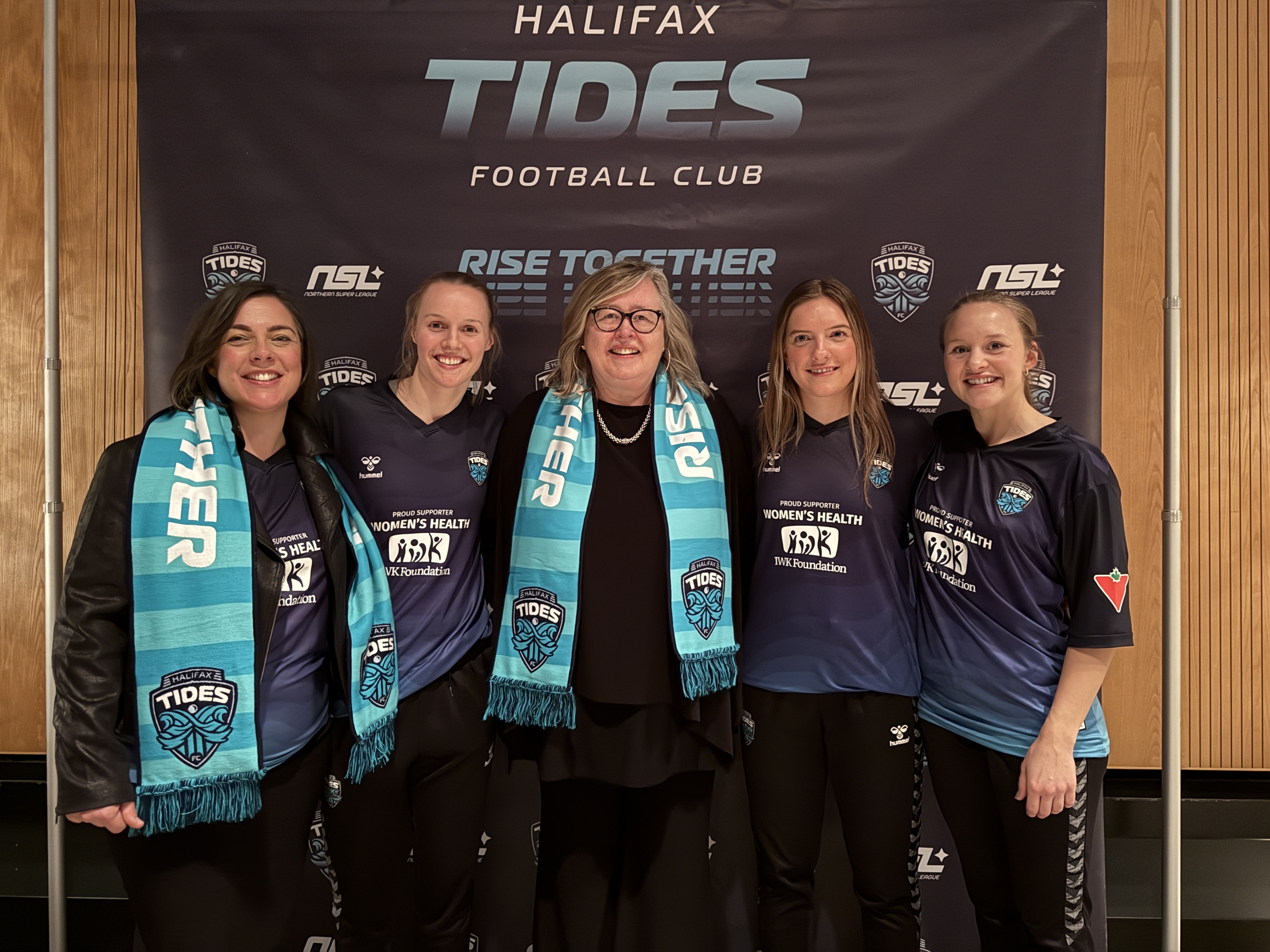 Group supporting the Tides FC