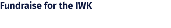 Fundraise for the IWK