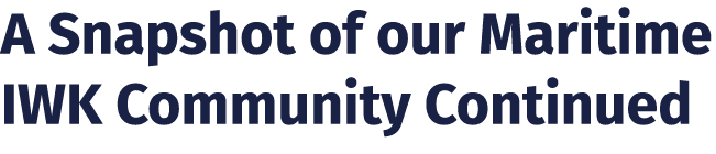 A Snapshot of our Maritime IWK Community Continued