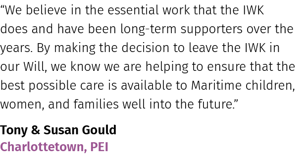 “We believe in the essential work that the IWK does and have been long term supporters over the years. By making the ...