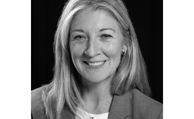 Black and white photo of Gina Kinsman