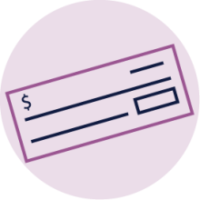 Cheque graphic