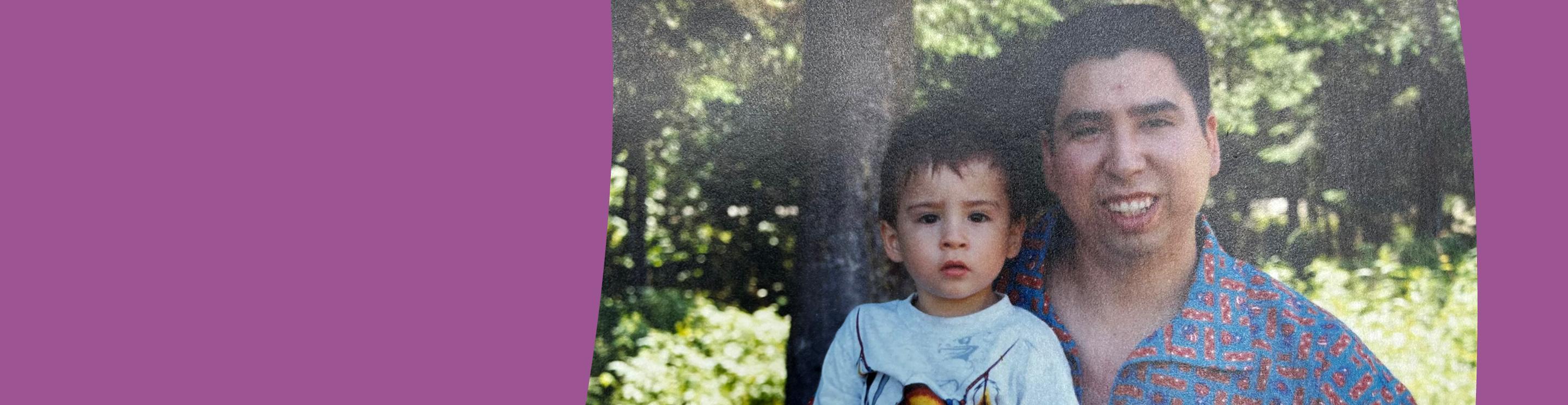 Oonig (Oonie) with his dad, Paul