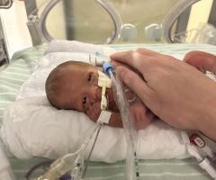 Jesse in the IWK's Neonatal Intensive Care Unit 