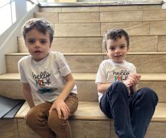 Liam and Brennan, IWK patients