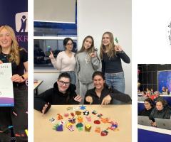 Dalhousie Students Supporting Sick Children volunteers participating in fundraising and community events for the IWK Foundation.