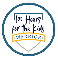 100 Hours for the Kids Warrior logo
